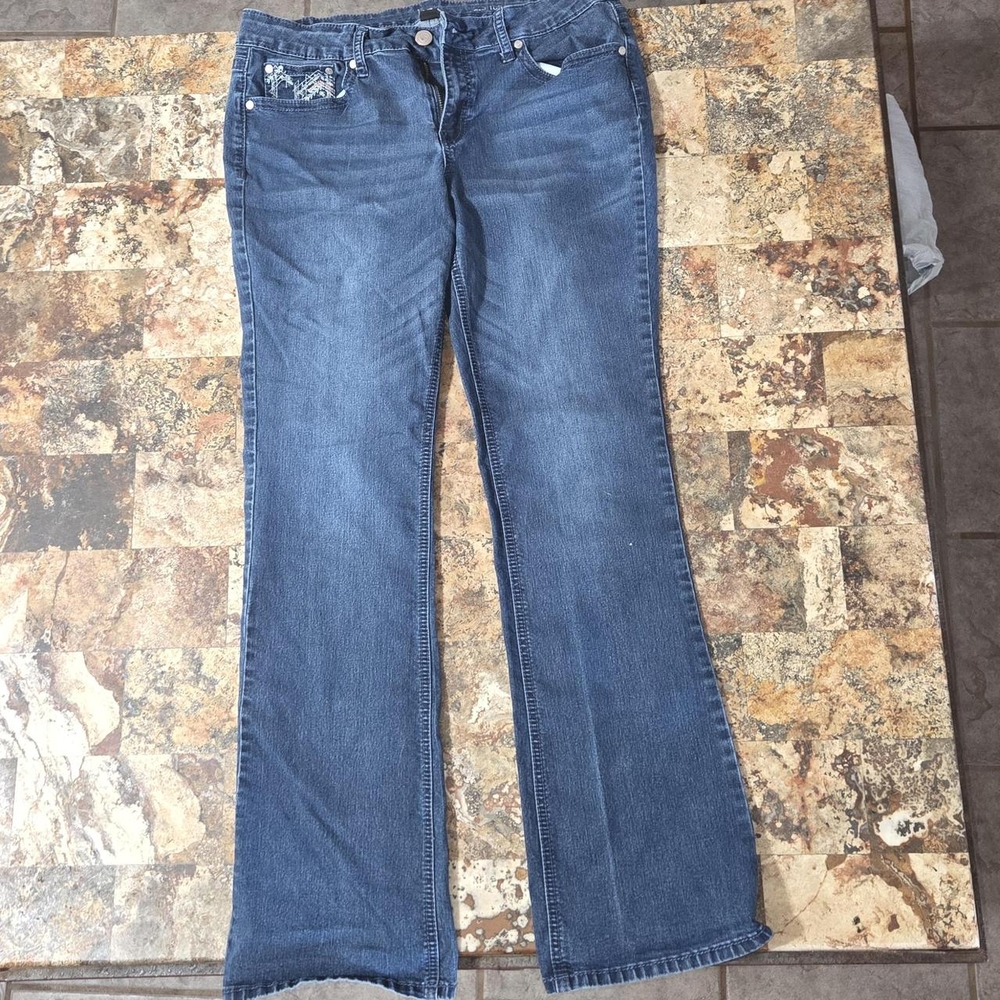New Directions Blue Flare Women's Jeans